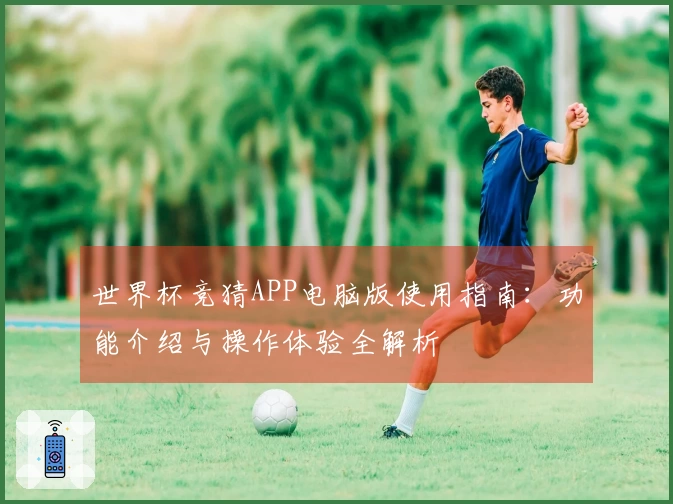 世界杯竞猜APP电脑版使用指南：功能介绍与操作体验全解析